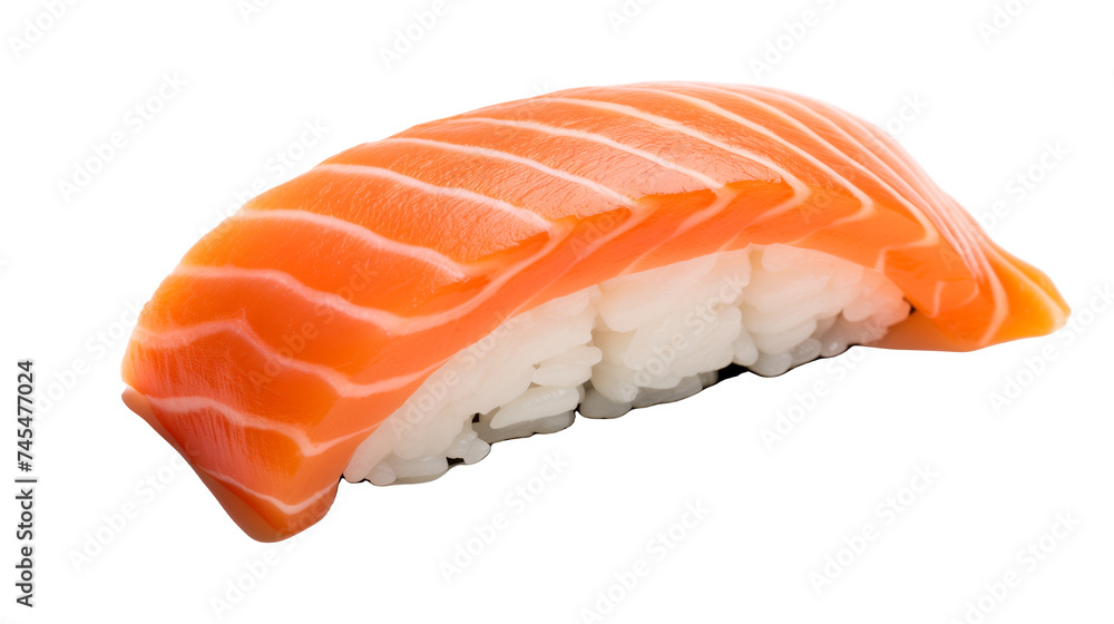 Salmon Nigiri Sushi, Simple and Elegant Japanese Cuisine Salmon Nigiri Sushi, Simple and Elegant Japanese Cuisine