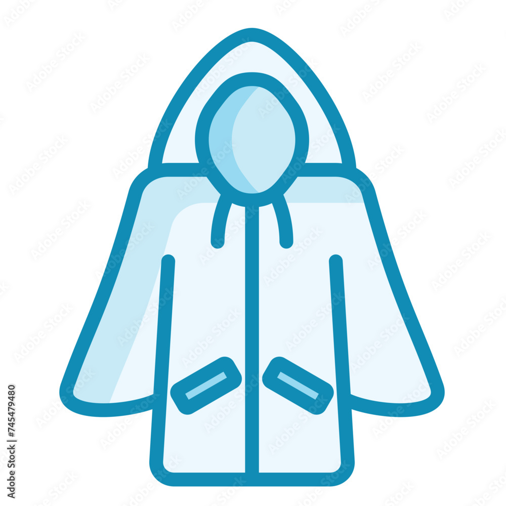 Rain Poncho Icon Rain Poncho Icon