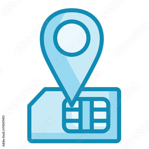 Local Sim Card Icon