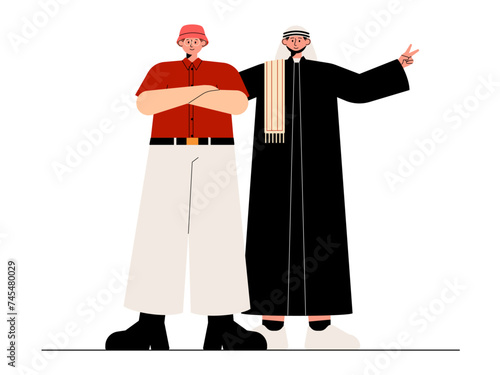 Social diversity vector illustration.