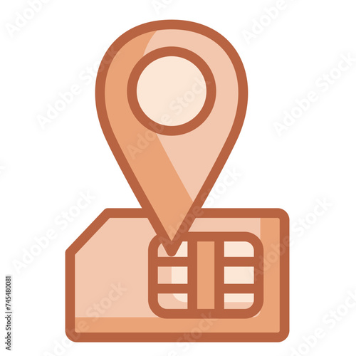 Local Sim Card Icon