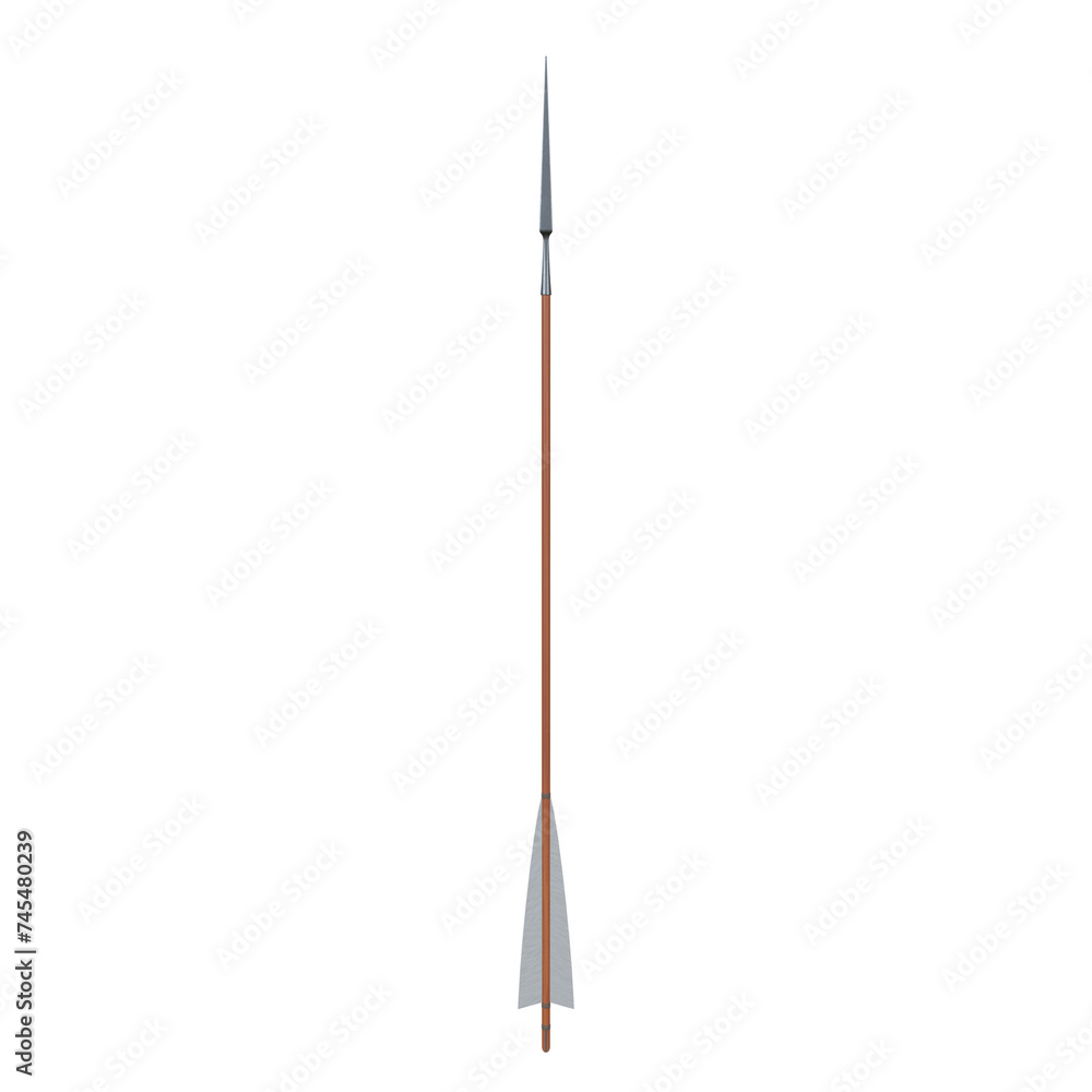 Archer's Arrow isolated on white Archer's Arrow isolated on white