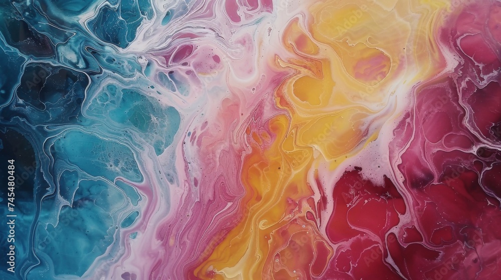 Acrylic mix painting abstract background Acrylic mix painting abstract background