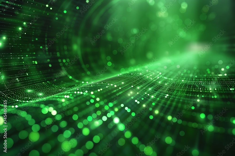 An abstract green energy concept background. An abstract green energy concept background.