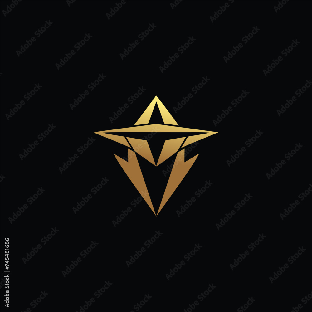 Diamond logo design stylish diamond success company icon Diamond logo design stylish diamond success company icon
