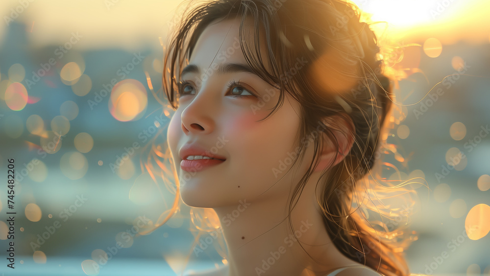 かわいい美人女性ポートレート かわいい美人女性ポートレート