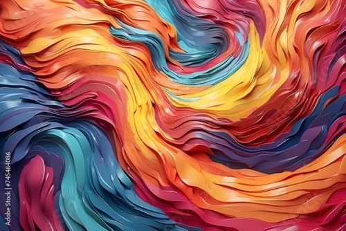A swirl of colors