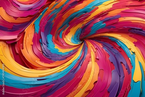 A swirl of colors