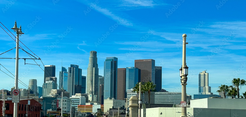 custom made wallpaper toronto digitalLos Angeles Skyline - Downtown LA