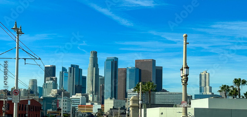 Wallpaper Mural Los Angeles Skyline - Downtown LA Torontodigital.ca