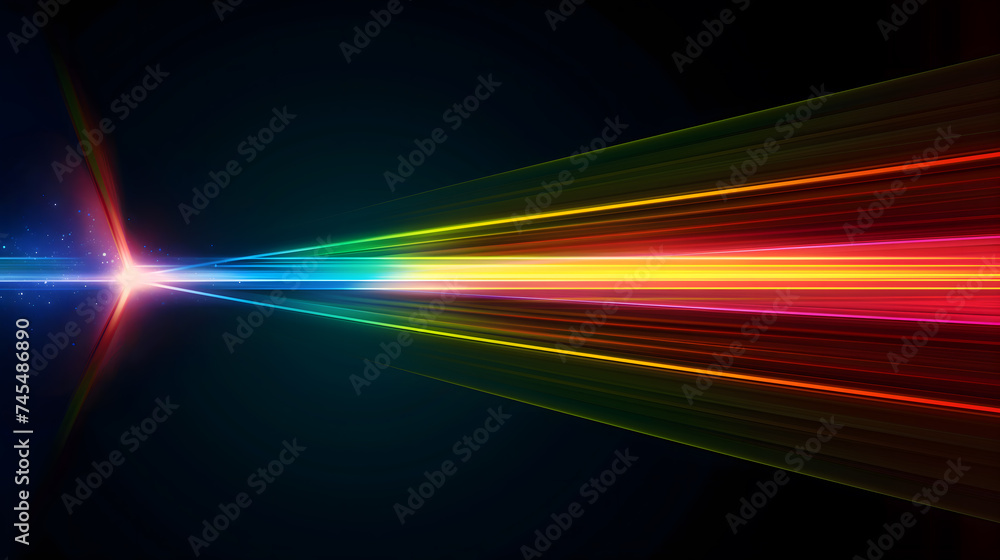 Cosmic Spectrum - A Dazzling Display of Abstract Light Cosmic Spectrum - A Dazzling Display of Abstract Light