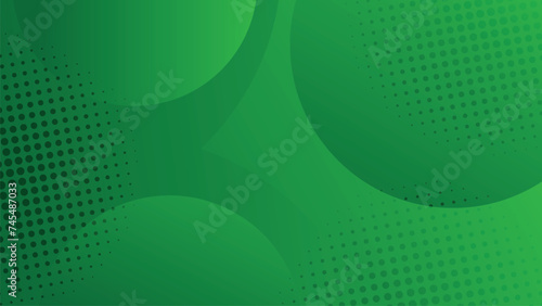 Abstract green background with dots