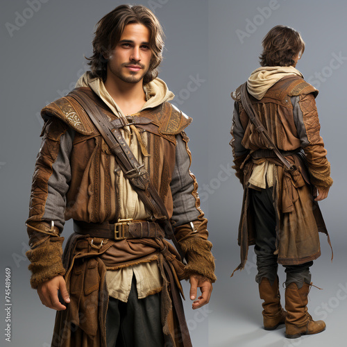 Children's book cartoon style characters