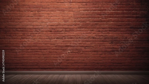 Red brick wall background