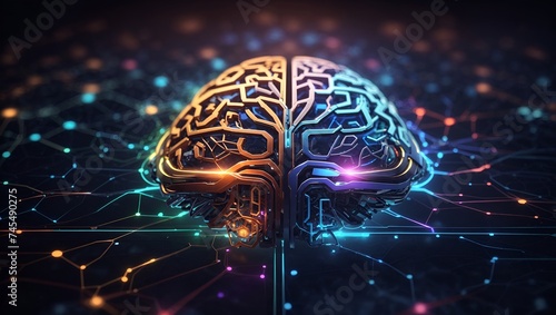 modern technological brain