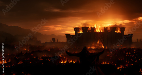an image of a person on the field of fire