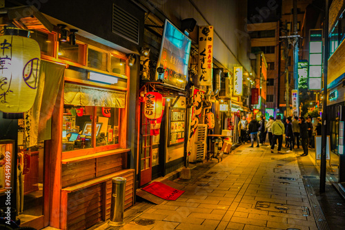 日本の夜の飲食街