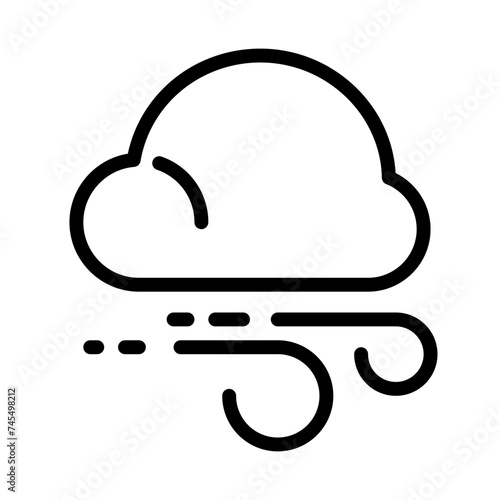 cloud icon, line icon style