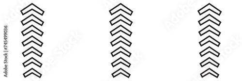 Arrow Outline Illustration Isolated Vector