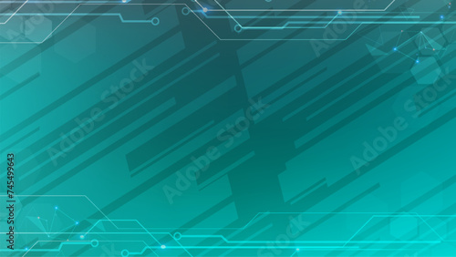 Gradient Digital technology background. Futuristic background for various design projects such as websites, presentations, print materials, social media posts