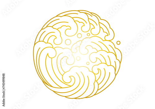 陰左波の丸ゴールド