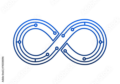 Infinity Loop Design Illustration vector eps format , suitable for your design needs, logo, illustration, animation, etc.