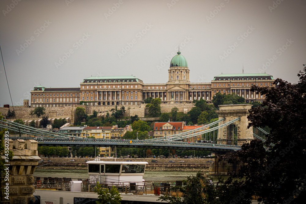 Obraz premium ブダ城の壮大な眺め