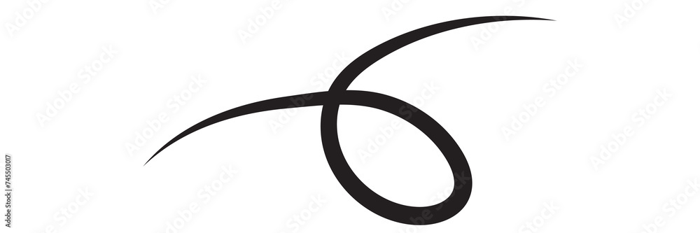 Curvy Curved Line Design Element Vector Curvy Curved Line Design Element Vector
