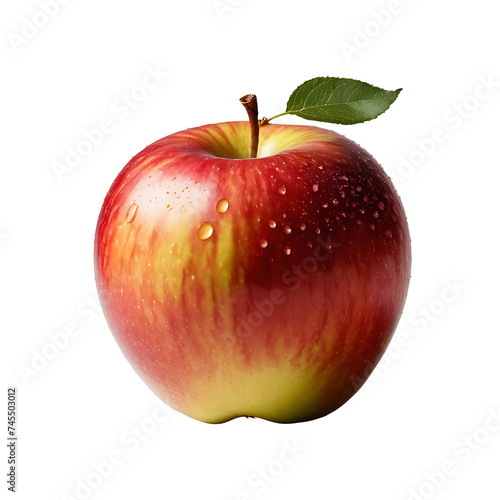 Apple image isolated on a transparent background PNG photo