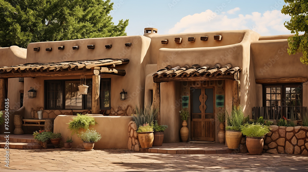 Fototapeta premium a charm southwest style building