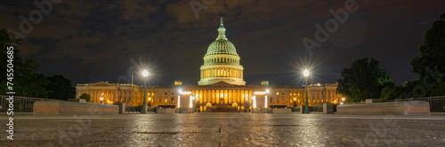 Capitol building. Landmarks Washington DC, Supreme Court, Washington monument, American national mall. Iconic Capitol represents American democracy.