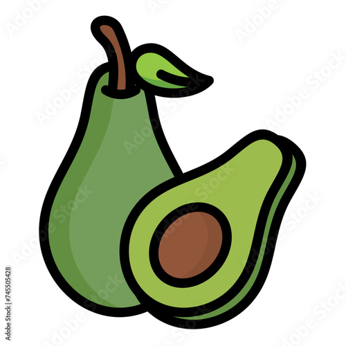 Avocado Icon