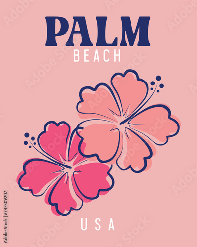 Preppy Travel Wall Art Prints: Colorful Vector Illustrations for Aesthetic Room Decor. Trendy Abstract Art Poster Set, Perfect for Bedroom or College Dorm Room. Pink Accents Add a Stylish Touch