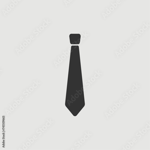 Vector Simple Isolated Tie Icon © siridhata