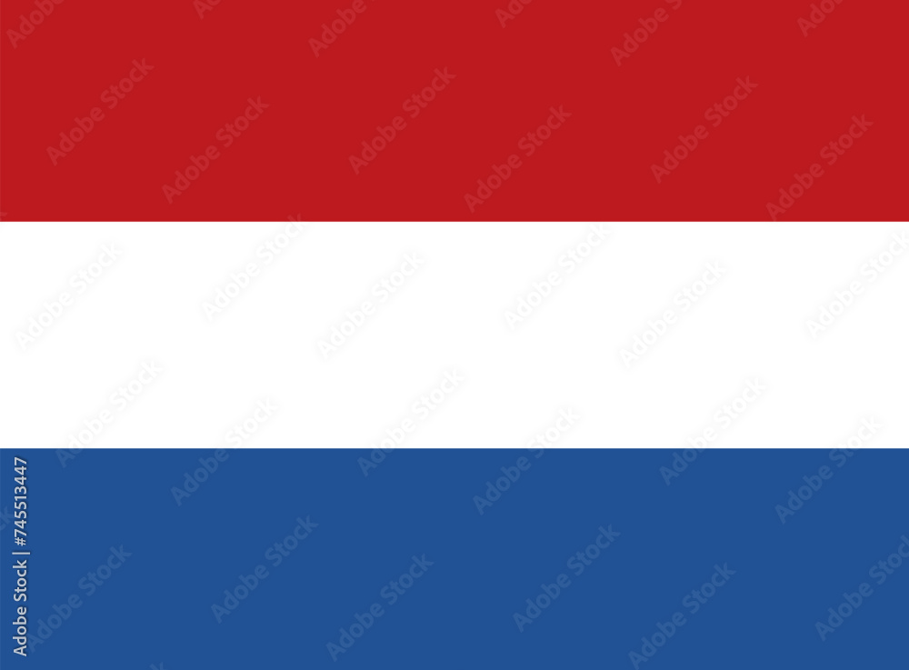Flag of Netherlands, vector Flag of Netherlands, vector