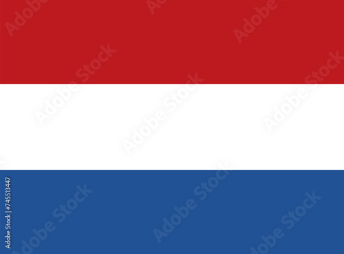 Flag of Netherlands, vector © Igorideas