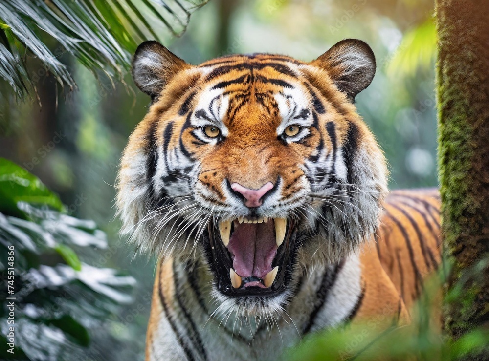 Fototapeta premium Wild tiger in the jungle