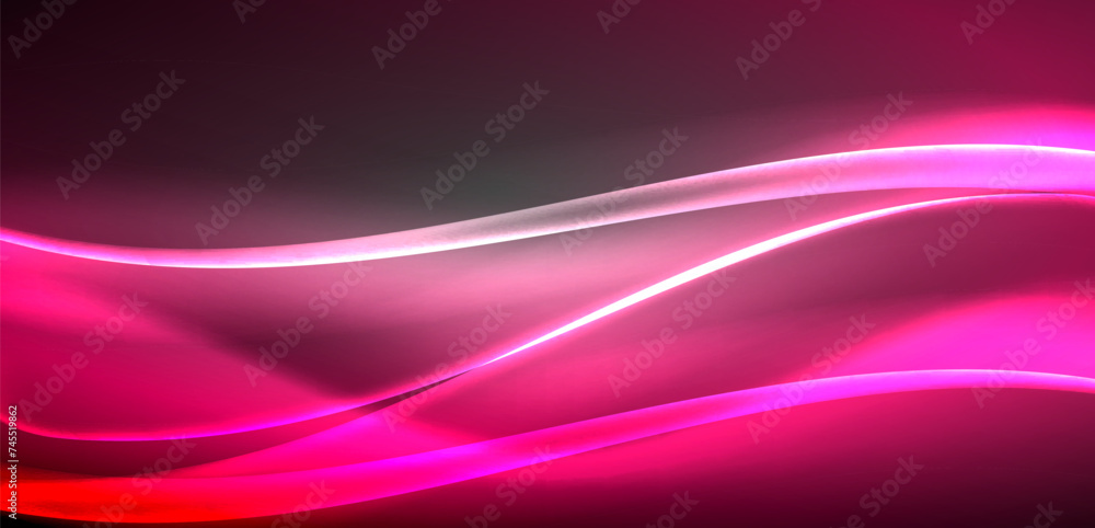 custom made wallpaper toronto digitalNeon-lit waves surge across background, mesmerizing dance of luminescence and motion. Dynamic backdrop captures essence of energy and modern aesthetics