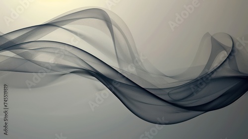 A minimalist modern backdrop featuring dynamic waves in an abstract design
