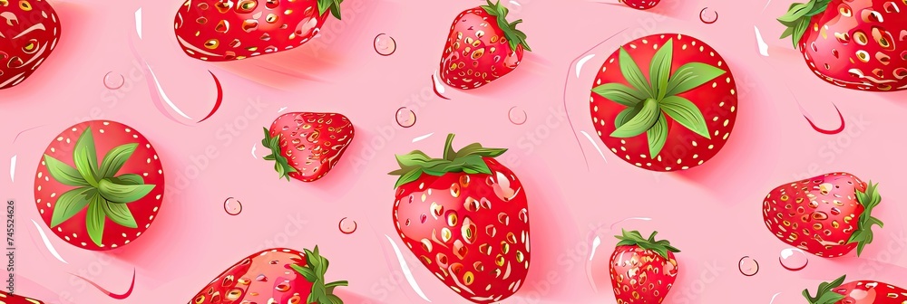 cute strawberry background cute strawberry background