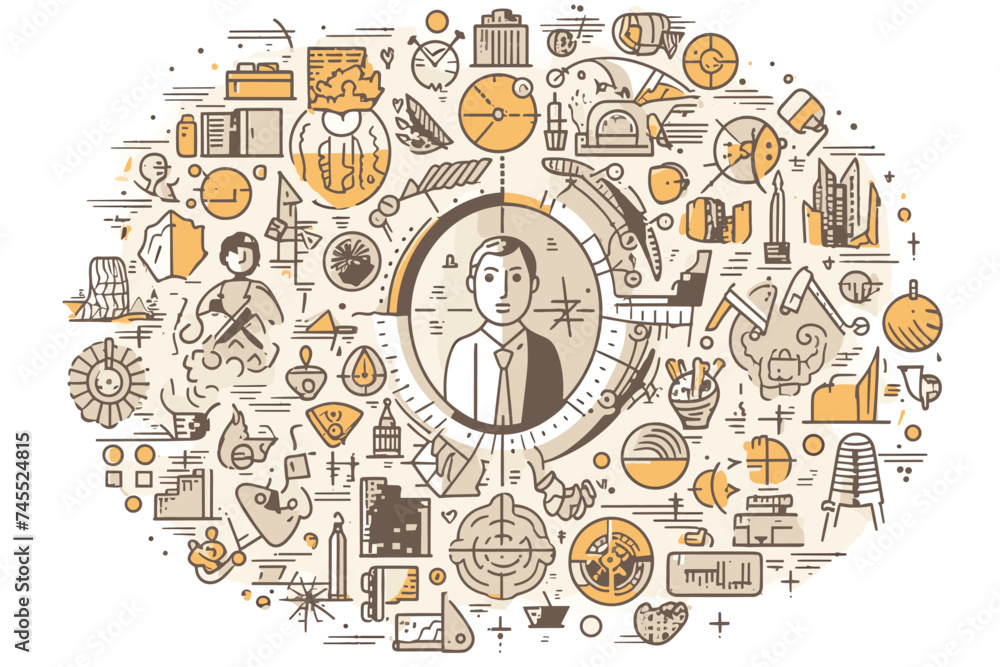 Sketch of people teamwork, gears, lamp idea. Doodle cartoon mechanism with machinery and cogwheels. Hand drawn vector illustration for business design isolated on white. Sketch of people teamwork, gears, lamp idea. Doodle cartoon mechanism with machinery and cogwheels. Hand drawn vector illustration for business design isolated on white.