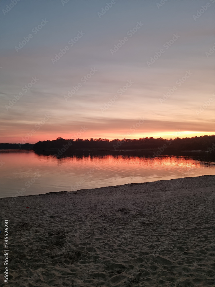 Sunset on the beach