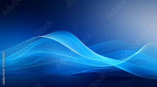illustration abstract blue wave background_26 © JanDiary