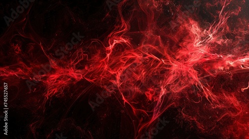 Abstract red effect background - generative ai