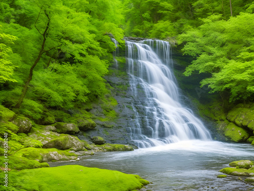 waterfall in the forest