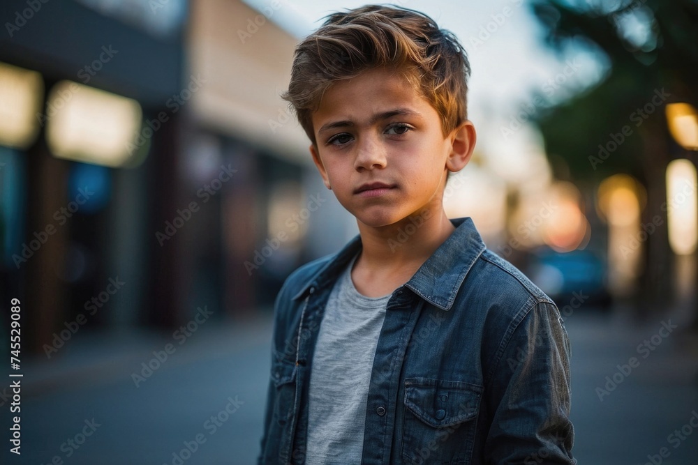a young man wearing casual clothes a young man wearing casual clothes