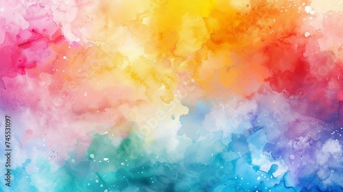 Abstract watercolor background. Colorful watercolor background for your design.