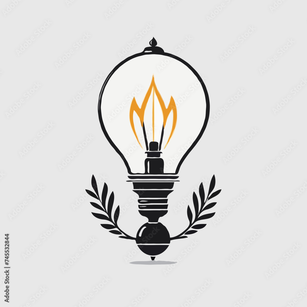 light bulb icon on white
light bulb icon on white