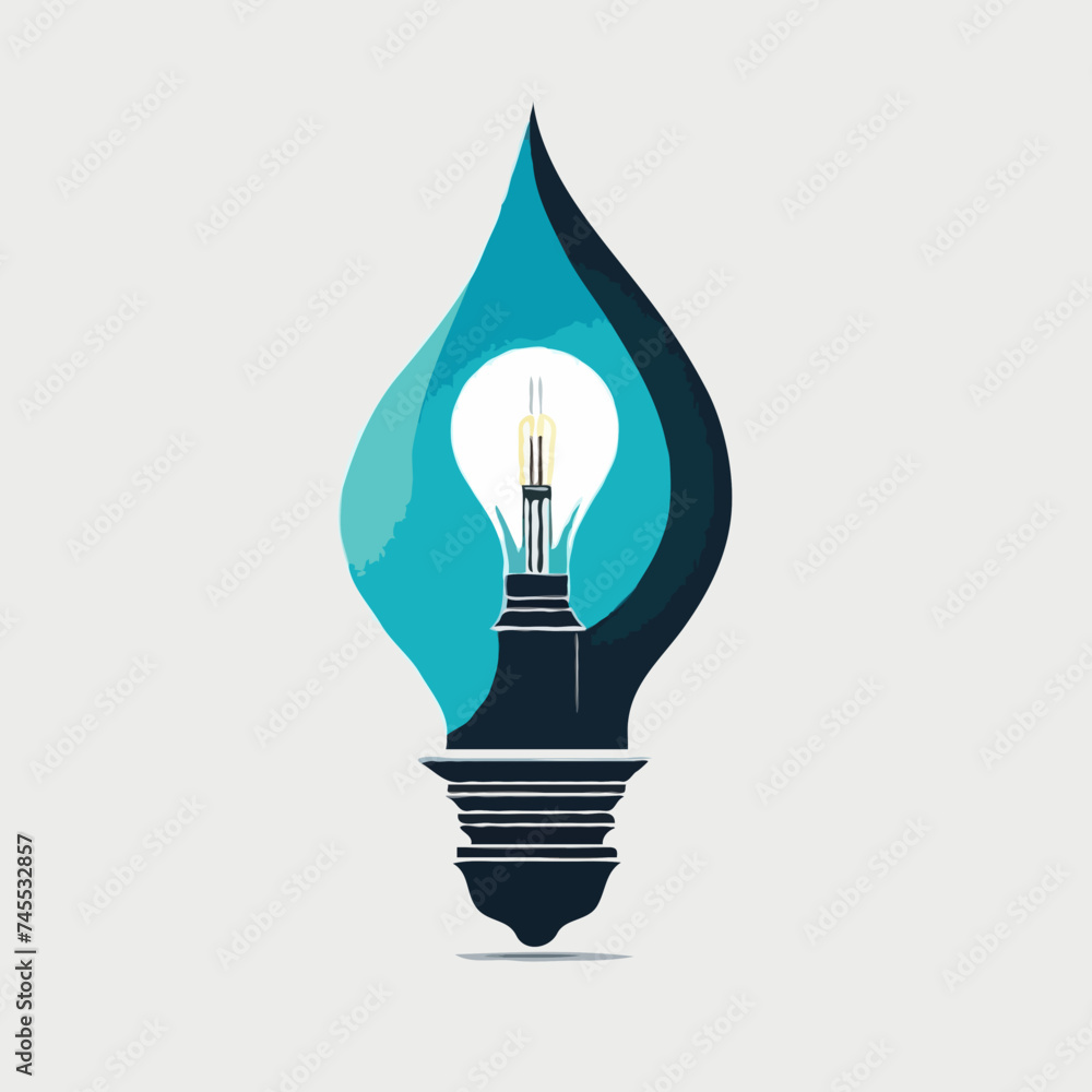 light bulb icon on white
light bulb icon on white