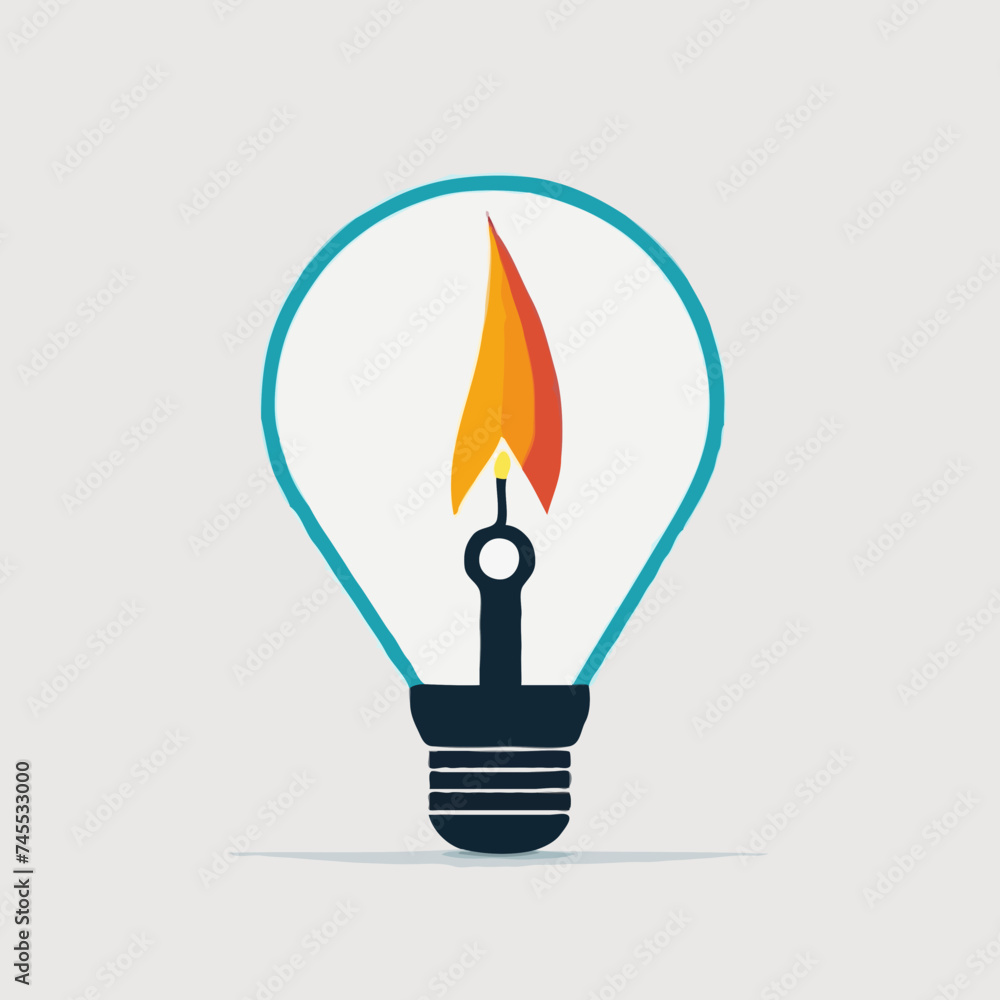 light bulb icon on white
light bulb icon on white